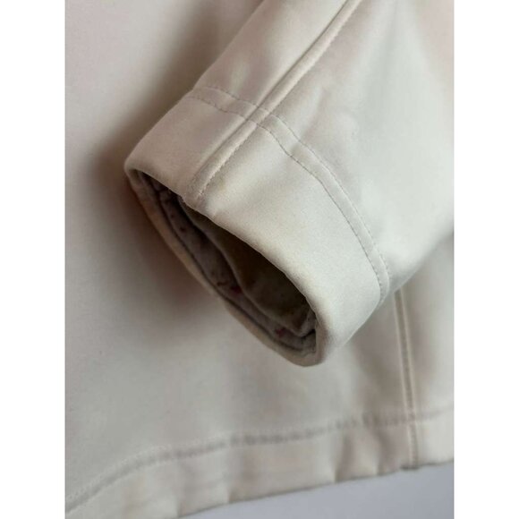 The North Face Women’s Size Medium Off White Softshell Full Zip Jacket - Picture 9 of 16